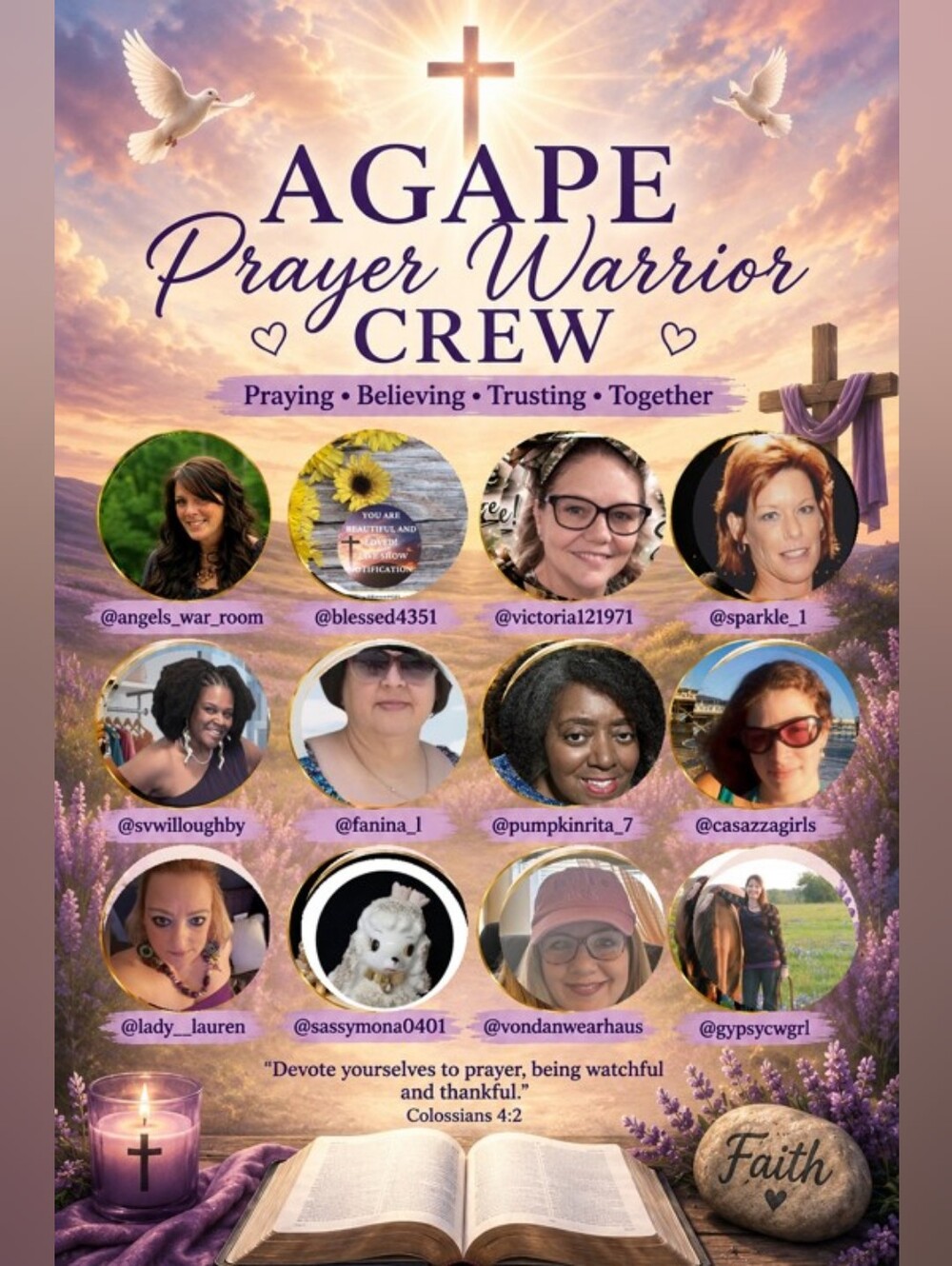 Friday Agape Train! Like to be notified when we are live!🤍✨️💫🙏 - Picture 2 of 2